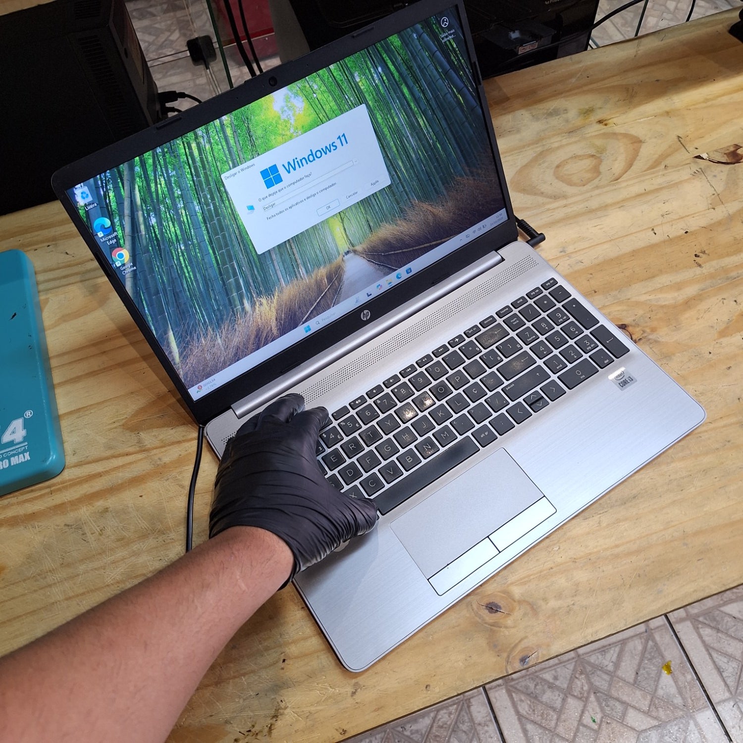 Troca de Teclado Notebook HP 256 G8 em Guarulhos - SP