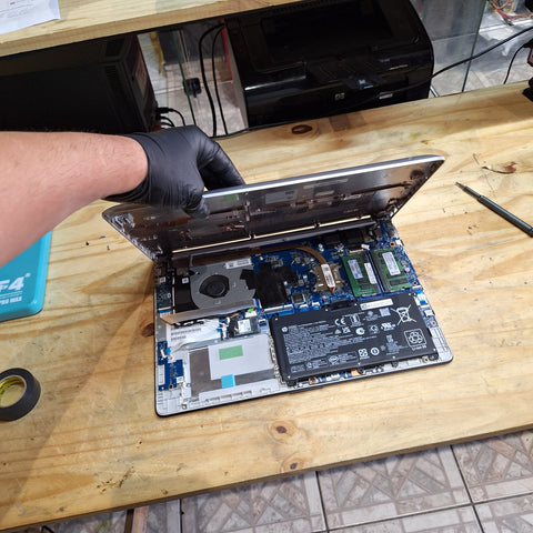 Troca de Teclado Notebook HP 256 G8 em Guarulhos - SP