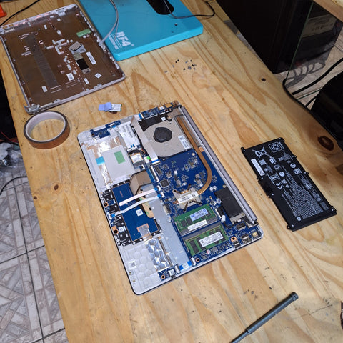 Troca de Teclado Notebook HP 256 G8 em Guarulhos - SP