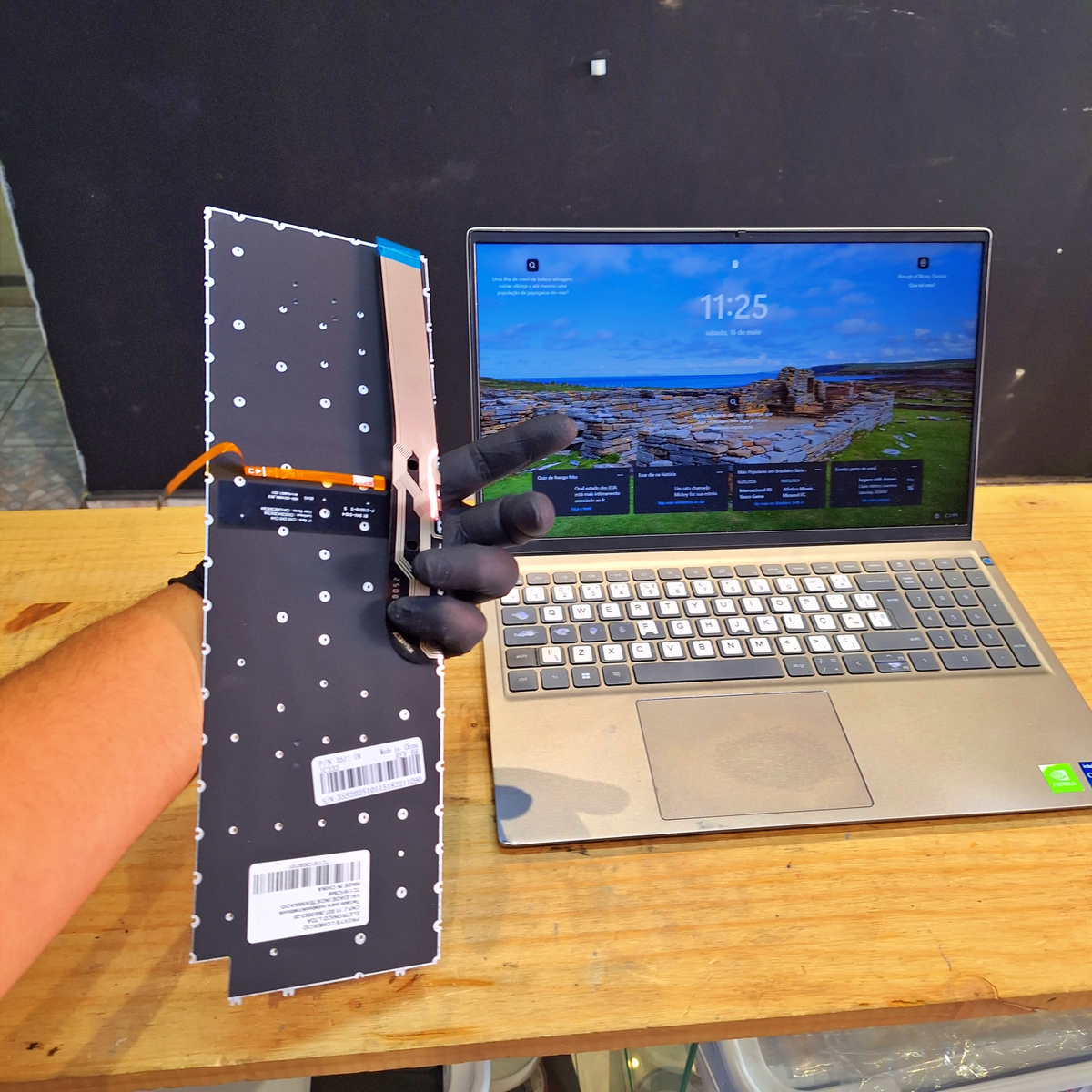 Troca de Teclado no Notebook Dell Inspiron 15 5510 em Guarulhos Centro